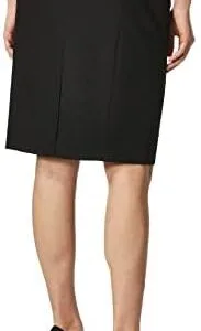 Calvin Klein Women's Classic Fit Straight Lux Suit Skirt (Regular and Plus Size)