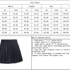 chouyatou Women's Casual Plaid High Waist A-Line Wool Pleated Short Skirt