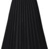 GOLDSTITCH Women's High Waist Pleated Skirt A line Swing Midi Skirt