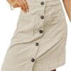 Happy Sailed Womens Corduroy Skirts Fall Winter High Waist Button Down A-line Short Mini Skirt with Pockets