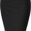 Hybrid & Company Women's Premium Nylon Ponte Stretch High Waist Pencil Suit Skirt Below Knee