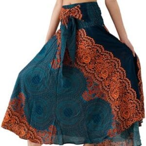 Long Skirts for Women Maxi Boho Skirt Floral Print