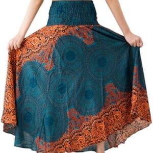 Long Skirts for Women Maxi Boho Skirt Floral Print