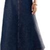 Roaman's Women's Plus Size Complete Cotton A-Line Skirt