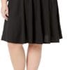 Star Vixen Women's Plus-Size Knee Length Full Skater Skirt